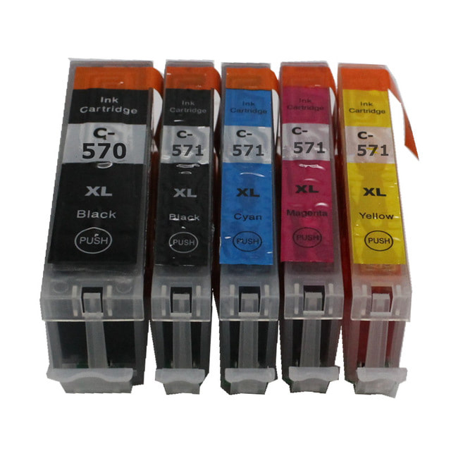 Happy Printer 5 XL cartridges compatible with Canon PGI-570 PGBK for Pixma  MG5700 MG5750 MG5751 MG5752 MG5753 MG6850 MG6851 MG6852 MG6853 TS5000  TS5050 TS5051 TS5053 TS5055 TS6050 TS6051 TS6052: : Computers 